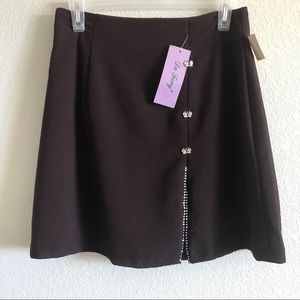 Cute Vintage Women’s Brown Skort